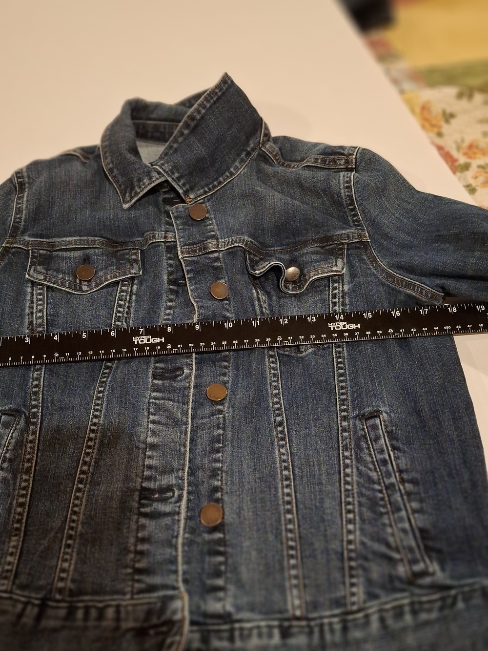 a.n.a Dark Blue Denim Jacket for Women - Picture 15 of 16